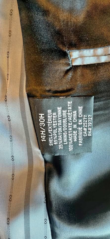 Boys Suit Size 14 Husky