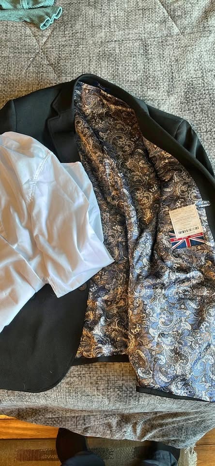 Men's Large Sport Jacket and White Shirt