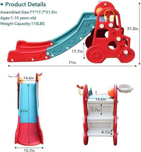 Ealing Baby Slide Climbing Toys 4 in 1 Playset for Toddlers - photo 4