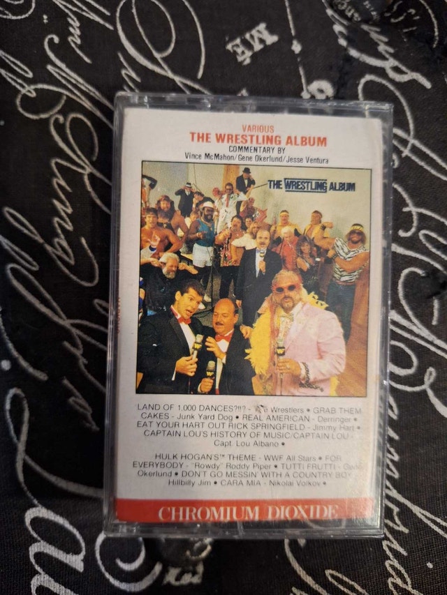 The Wrestling Album WWF Cassette Tape 1985