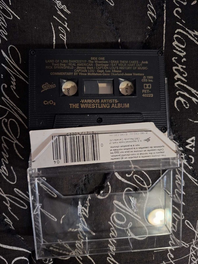 The Wrestling Album WWF Cassette Tape 1985 - photo 3