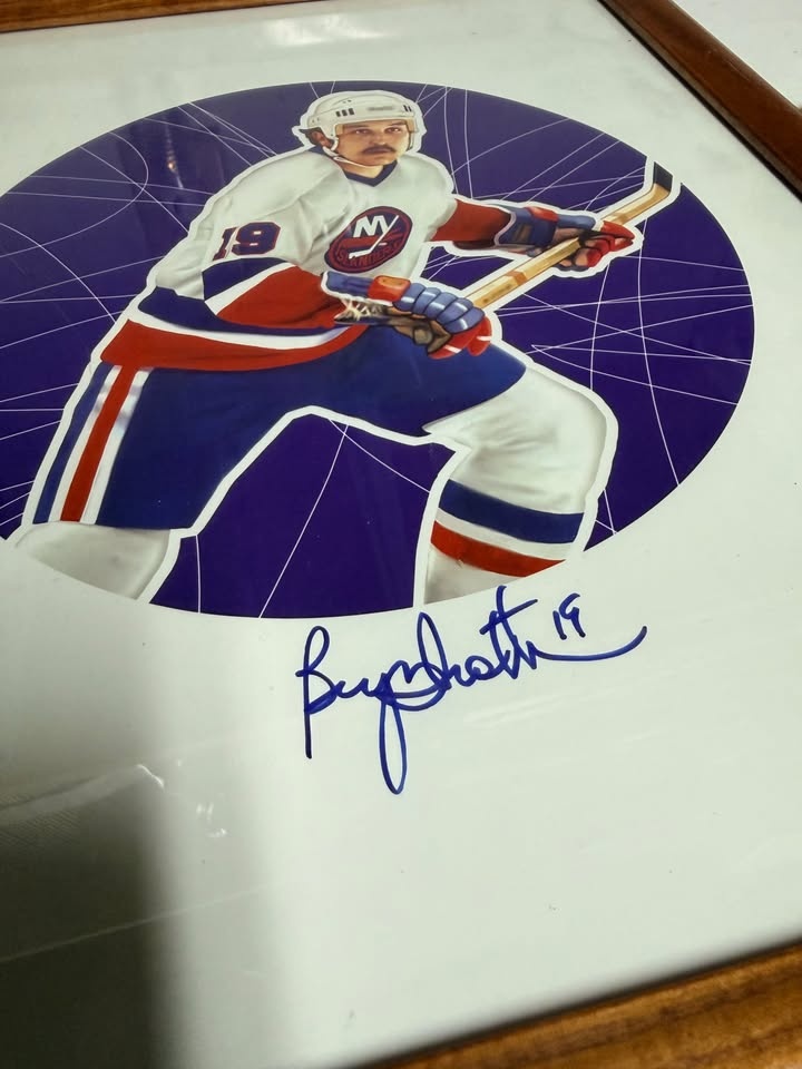 Bryan Trottier Signed Canada Post NHL Lithograph 16x11 - photo 3
