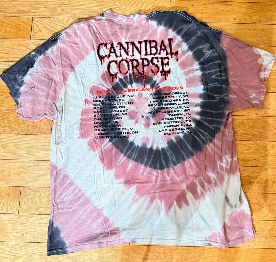 Cannibal Corpse 2024 Tour T-Shirt - photo 3