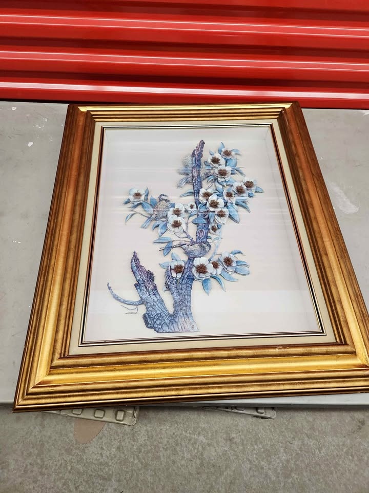 Framed Floral Print