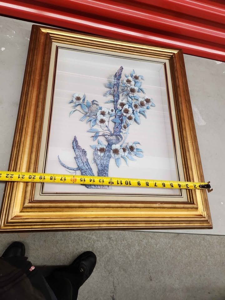 Framed Floral Print - photo 3
