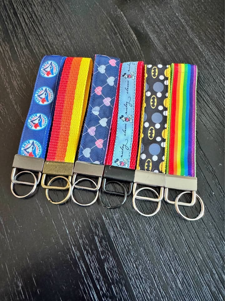 Keychains Wristlets - Multiple Designs