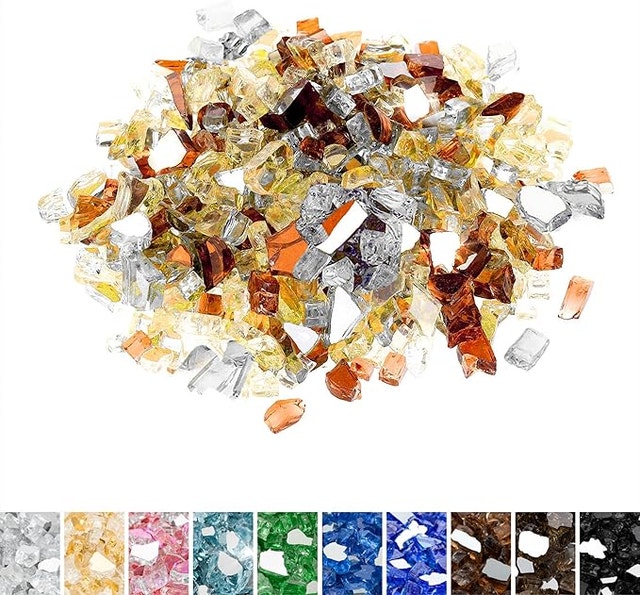Mr.Fireglass Blended Reflective Fire Glass