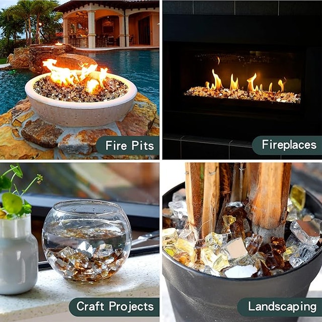 Mr.Fireglass Blended Reflective Fire Glass - photo 4