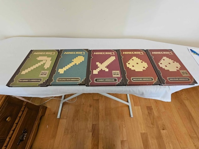 Minecraft Handbooks Set 4 Books Updated Edition (4 + 1 extra)