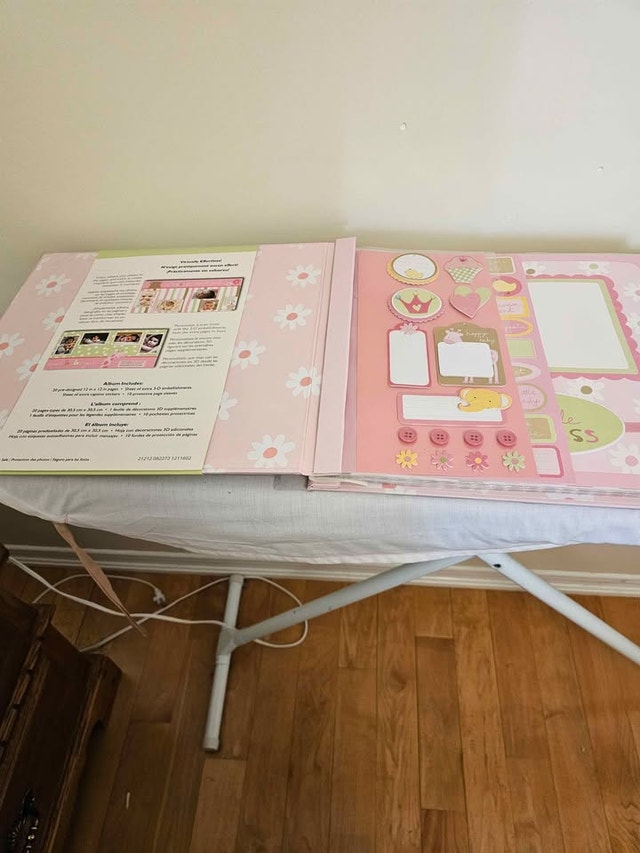RARE Tapestry By RC Gibson Scrapbook Photo Album 12x12 Baby Girl - photo 3