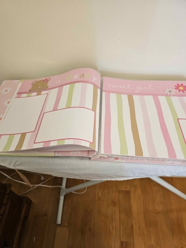 RARE Tapestry By RC Gibson Scrapbook Photo Album 12x12 Baby Girl - photo 4
