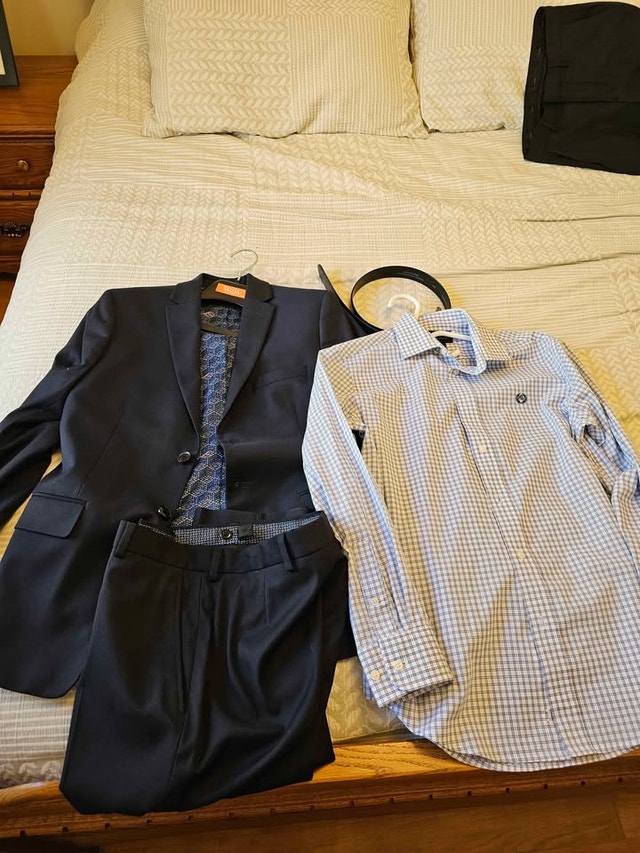 Boys Suit Combo size 16R