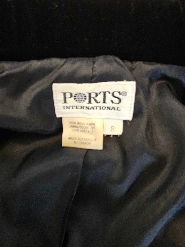 Ports International Vintage Women's Blazer Jacket Size 8 - photo 2