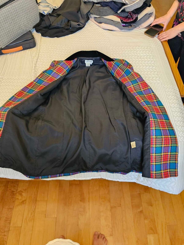 Ports International Vintage Women's Blazer Jacket Size 8 - photo 3