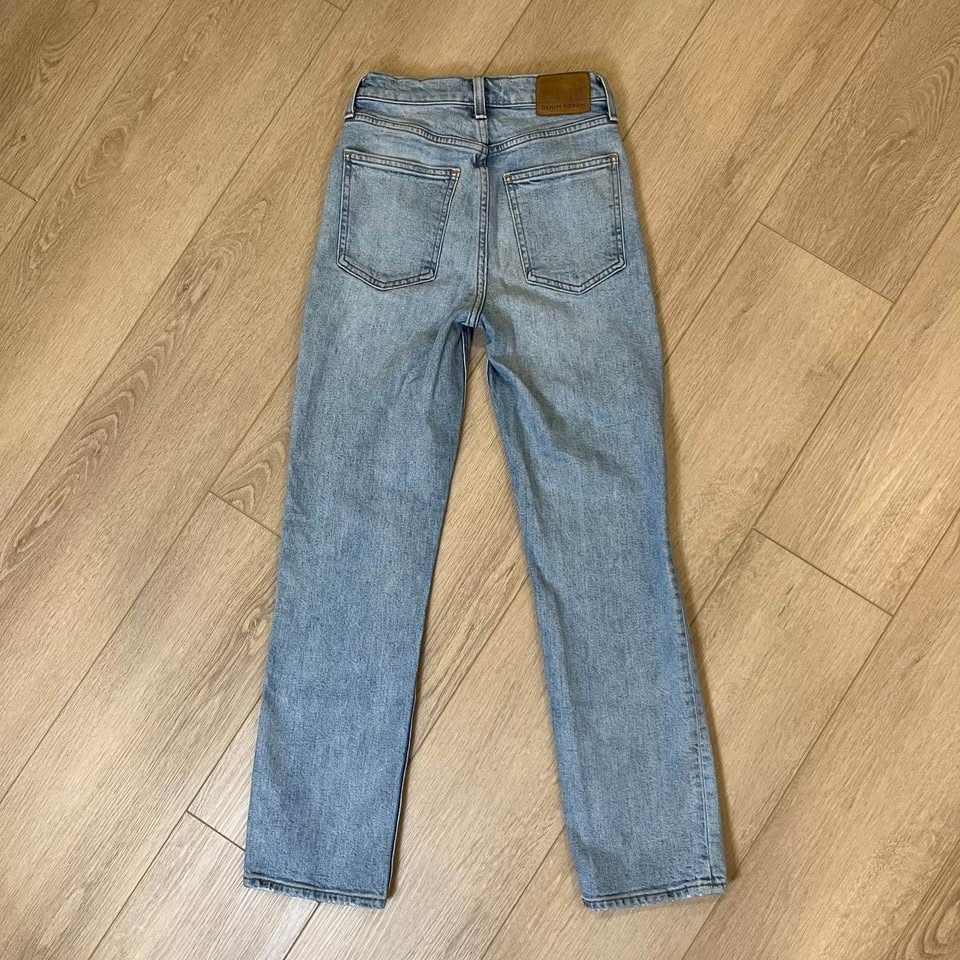 DENIM FORUM High Rise Straight Leg "The Arlo" Jeans - Size 24 - photo 5