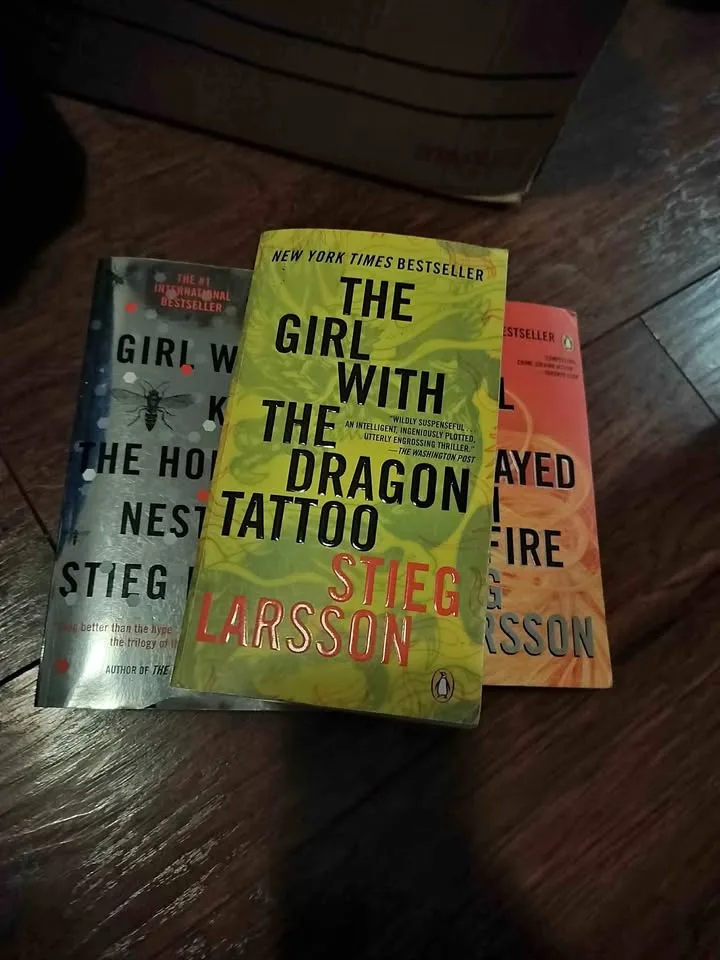 Girl with the dragon tattoo stieg larson set thumbnail