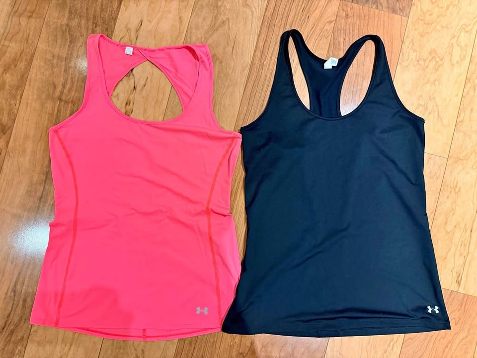 Under Armour Tank Top Womens M Racerback Training Run HeatGear