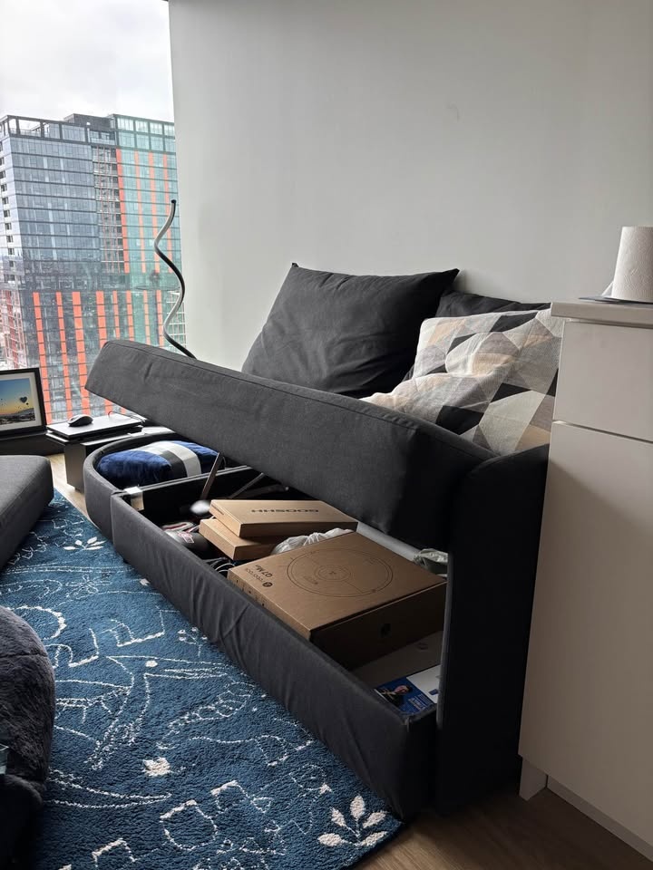 IKEA LINDÅKRA Sleeper Sofa with Storage - photo 3