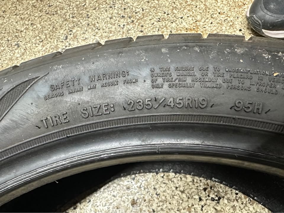 2 Goodyear Assurance All-Season Tires - 235/45R19 - photo 2