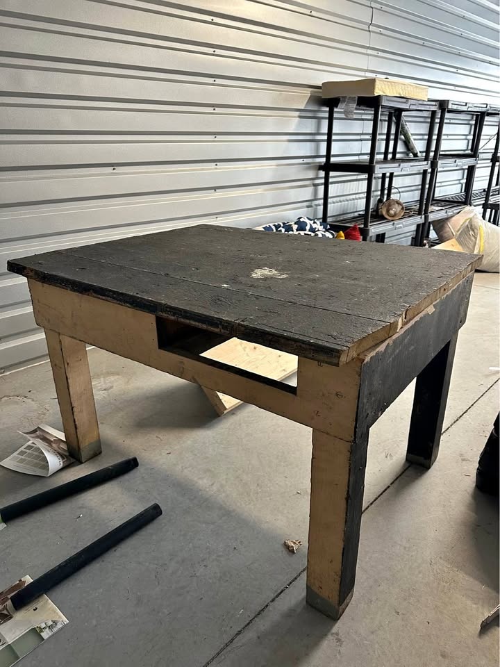 Heavy-Duty Wooden Workbench / Table – Solid & Sturdy