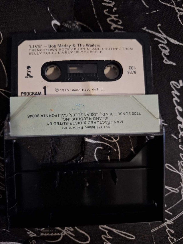 Bob Marley and the Wailers Live Cassette - photo 4