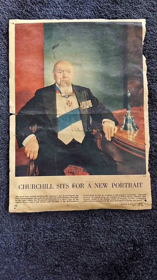 1956 Weekend Magazine- Winston Churchill