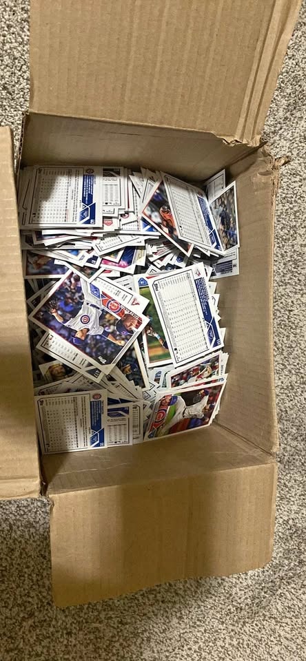 Box of Baseball cards