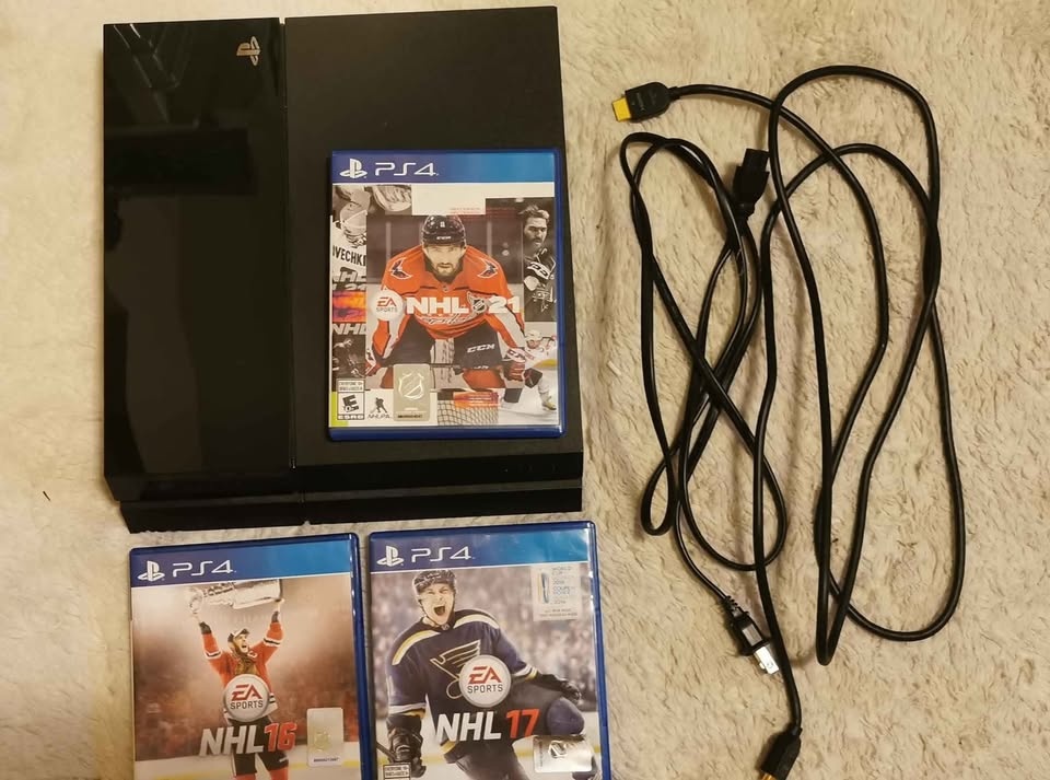 PS4 with 3 Games - No Controller/Charger - photo 2