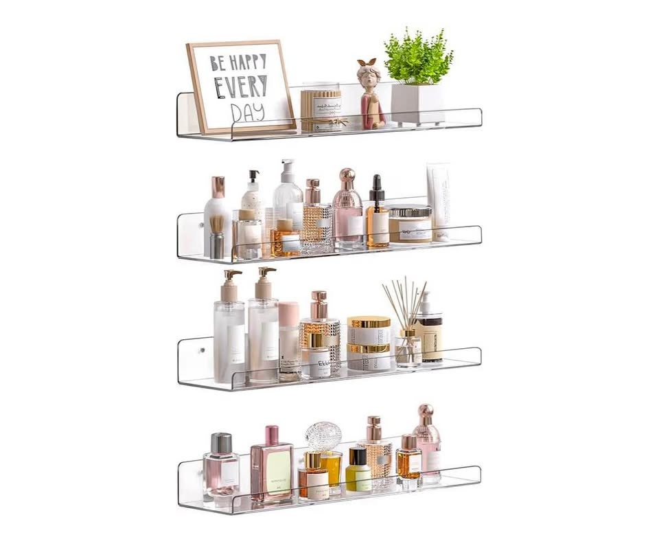 4 Acrylic Shelves