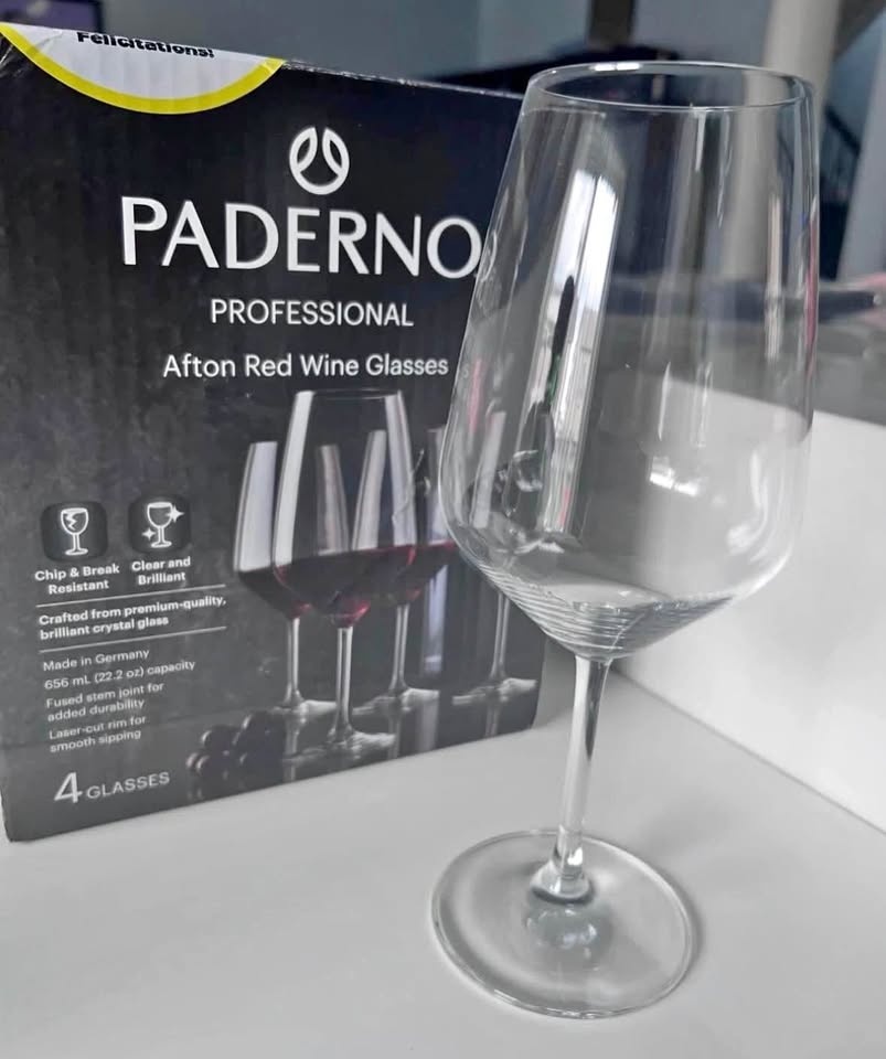Paderno Red Wine 4 Glass Set