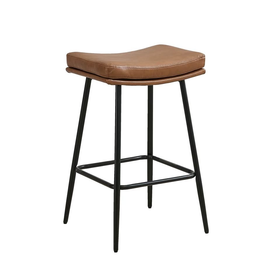 Set of 3 Vegan Leather Counter Stools - Brand New - photo 5