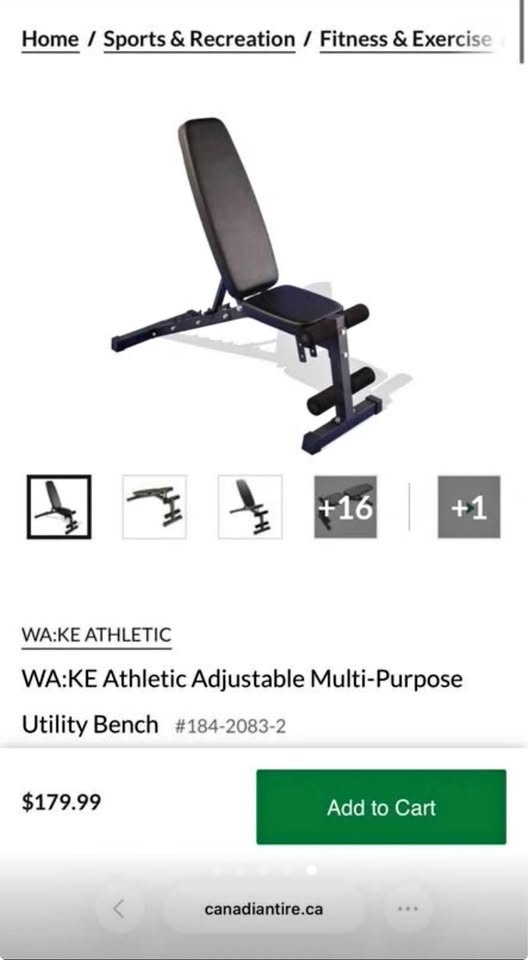 Utility Bench. Brand new.