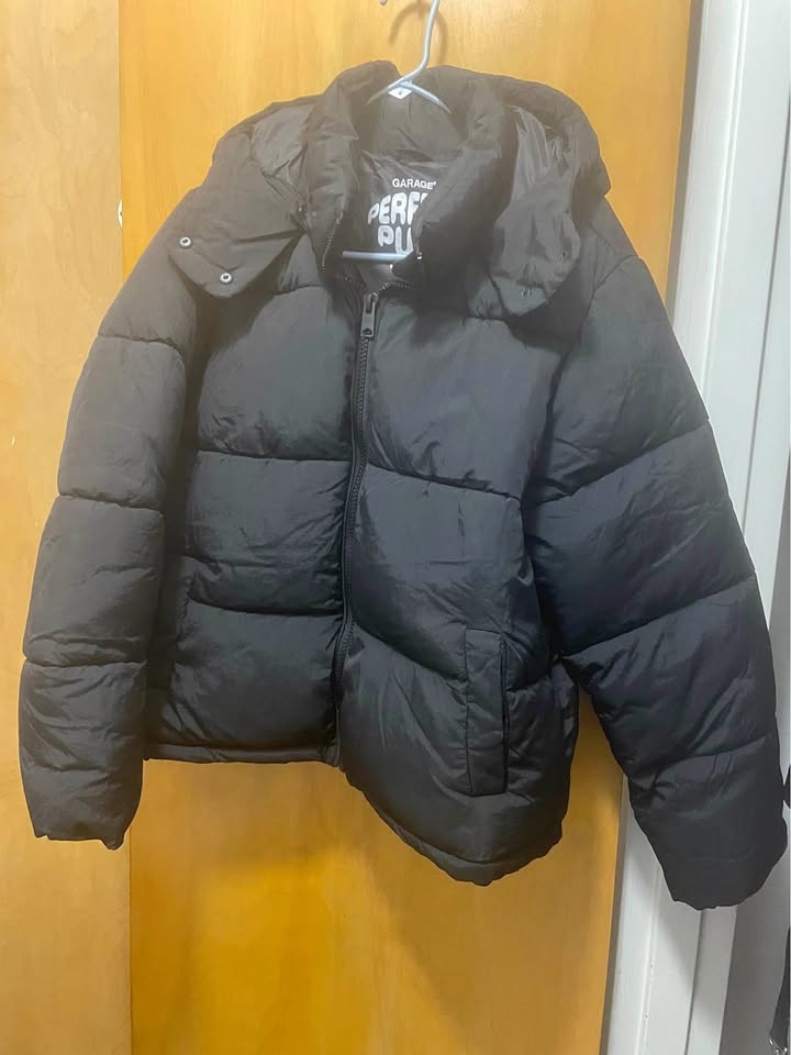 Garage Perfect Puff Black Puffer Jacket XL