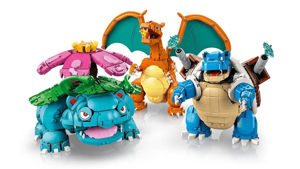 Lego Pokemon CONFIRMED PREORDER 72153 Venusaur, Charizard and Bl