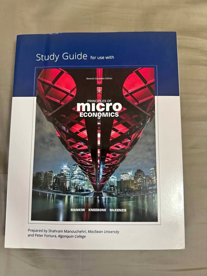 Principles of Microeconomics TEXTBOOK & STUDY GUIDE
