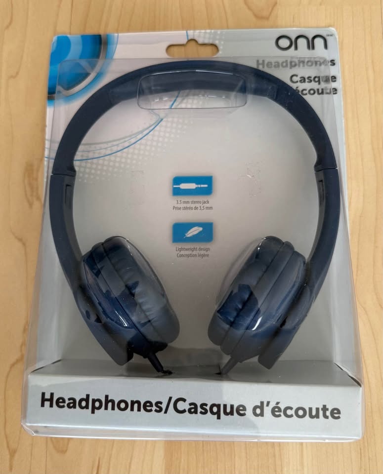 New ONN Wired On-Ear Headphones - photo 2