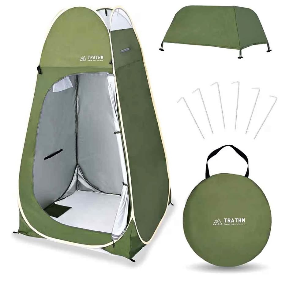 Pop-Up Privacy Tent for Camping Shower Toilet