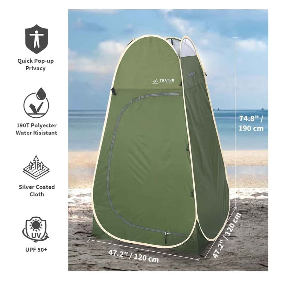 Pop-Up Privacy Tent for Camping Shower Toilet - photo 3