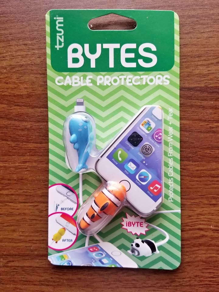 Mobile Phone Cable Protectors - cute fish themed
