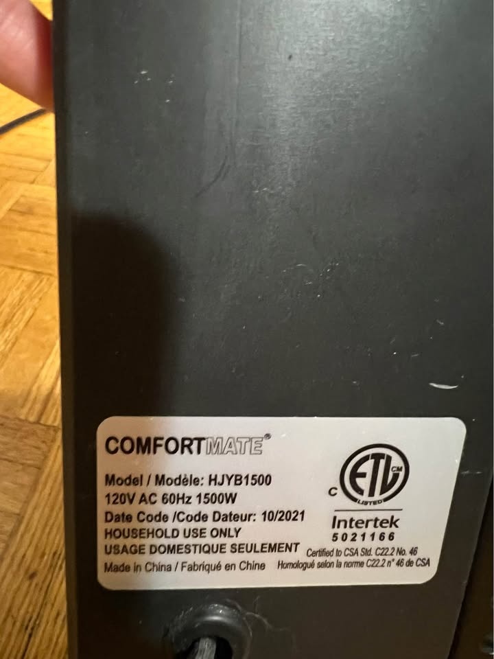 Comfortmate Baseboard Heater - photo 3