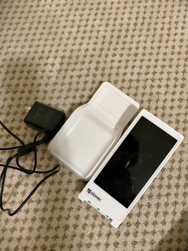 Clover Flex POS system with charger