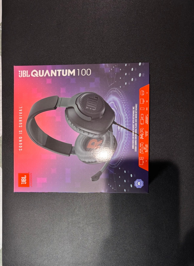 JBL Quantum 100 Headset. Brand new - Open Box - Never used. - photo 5