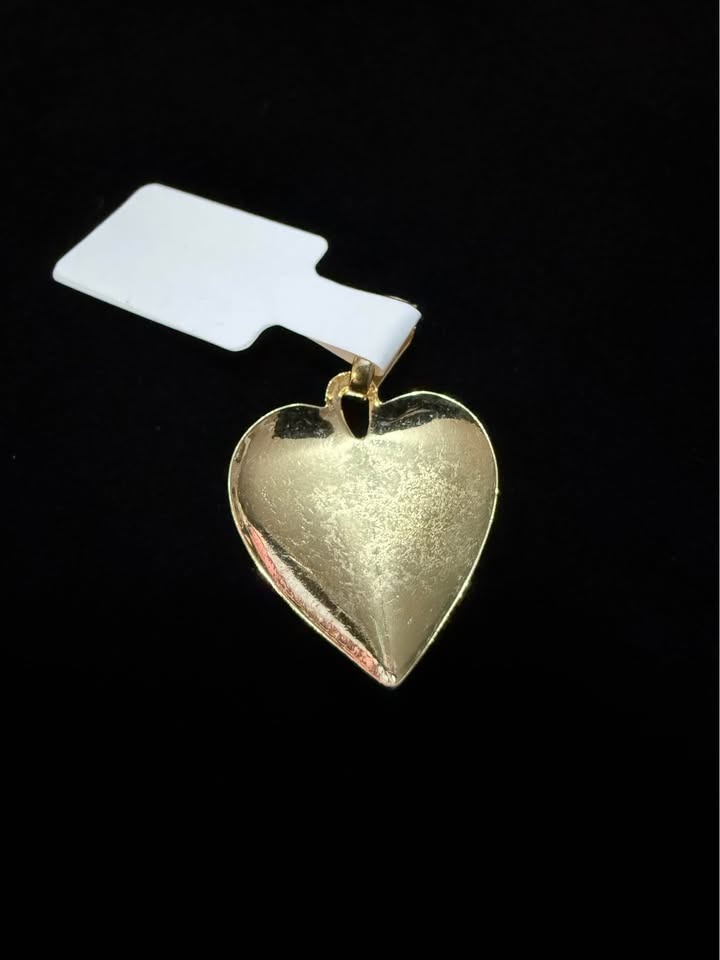 14K Gold over Silver Heart Pendant - photo 2