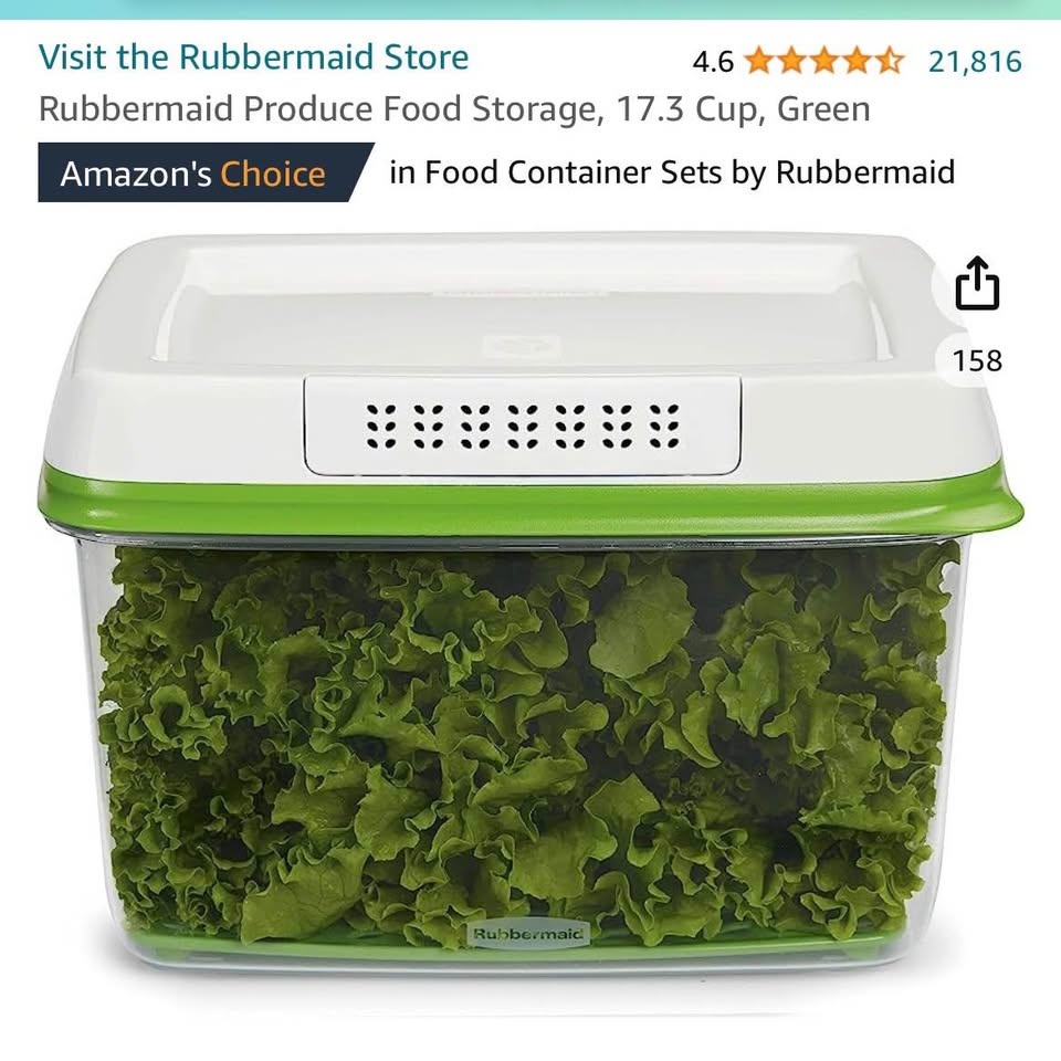 Rubbermaid Produce Food Storage, 17.3 Cup - photo 2