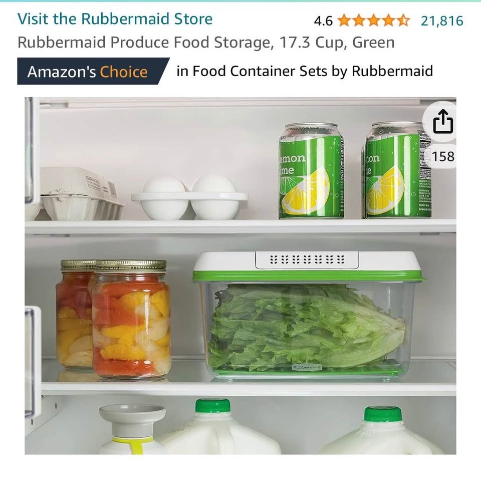 Rubbermaid Produce Food Storage, 17.3 Cup - photo 4