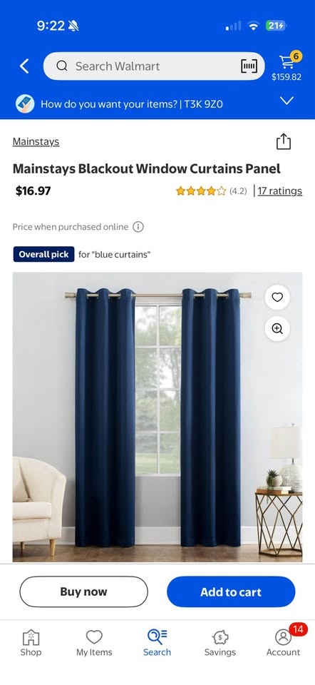 4 Brand New Curtain Panels (Navy & White Textured) - photo 3