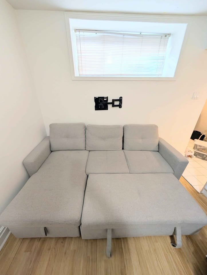Beautiful Sofa Bed with Storage and Chaise
