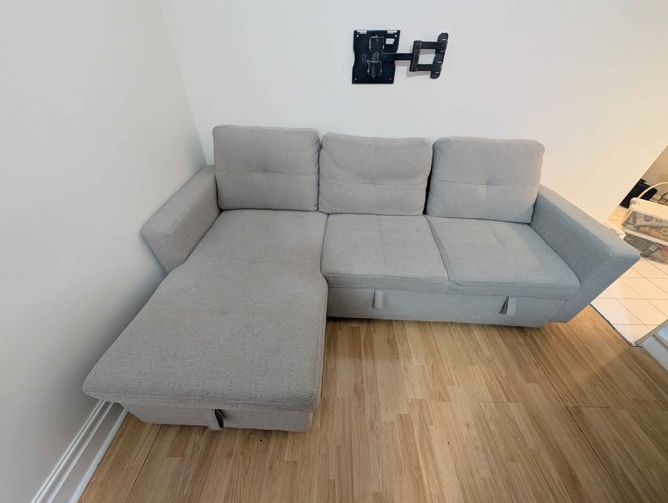 Beautiful Sofa Bed with Storage and Chaise - photo 2