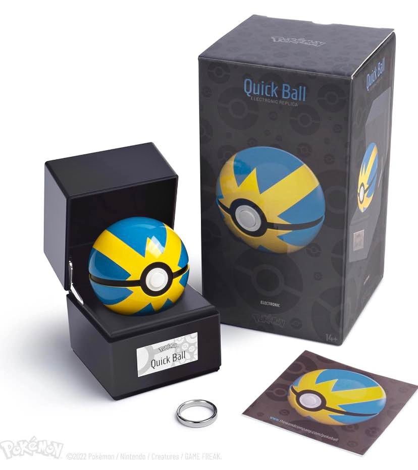 The Wand Company Die-Cast Quick Ball Replica Pokéball Prop