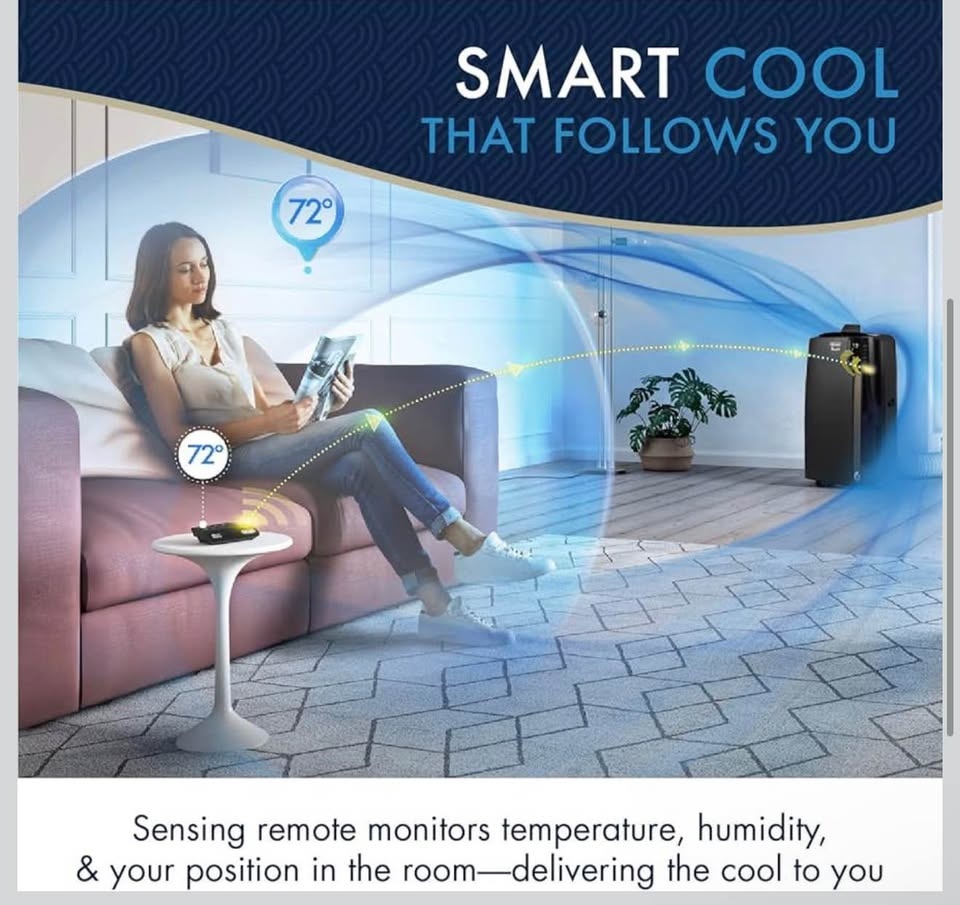 DeLonghi Portable Air Conditioner 14,000 BTU - photo 4